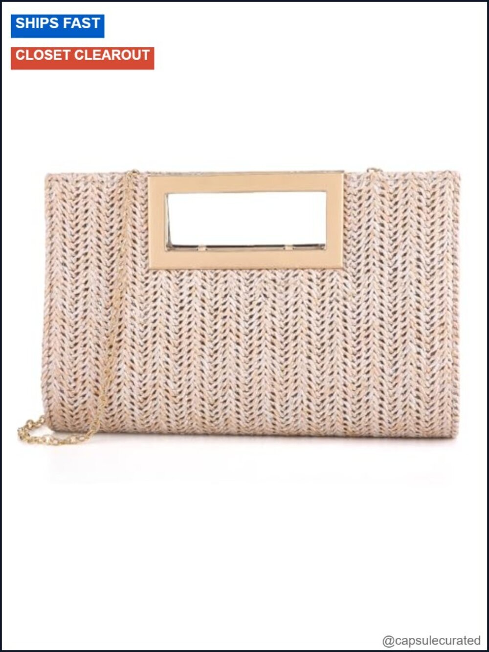 Woven Clutch Purse Convertible Crossbody Envelope Evening Bag with Removable